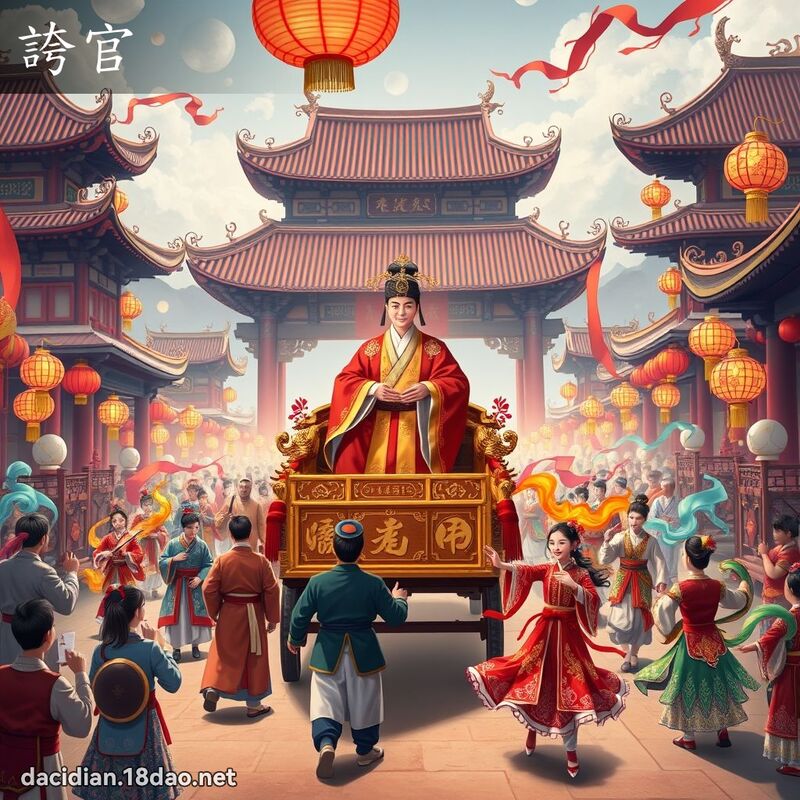 夸官 - 国语大辞典配图