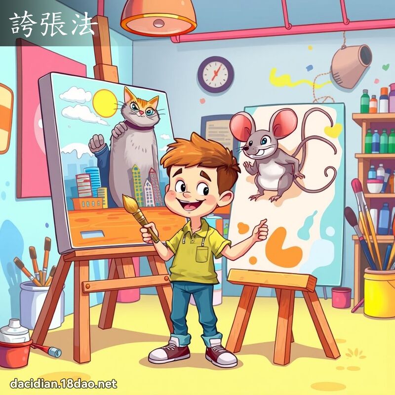 誇張法 - 國語大辭典配圖