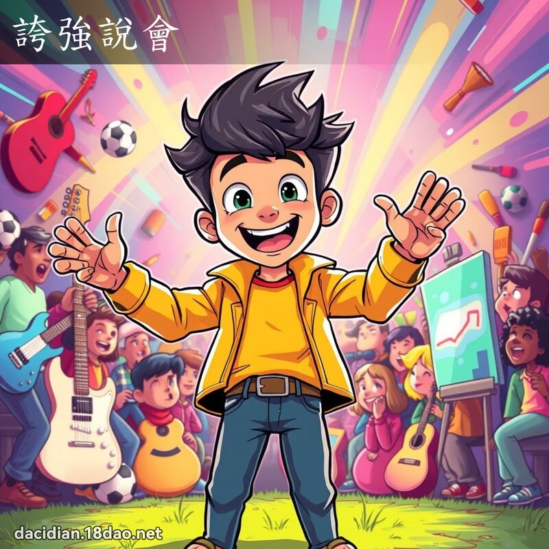 誇強說會 - 國語大辭典配圖