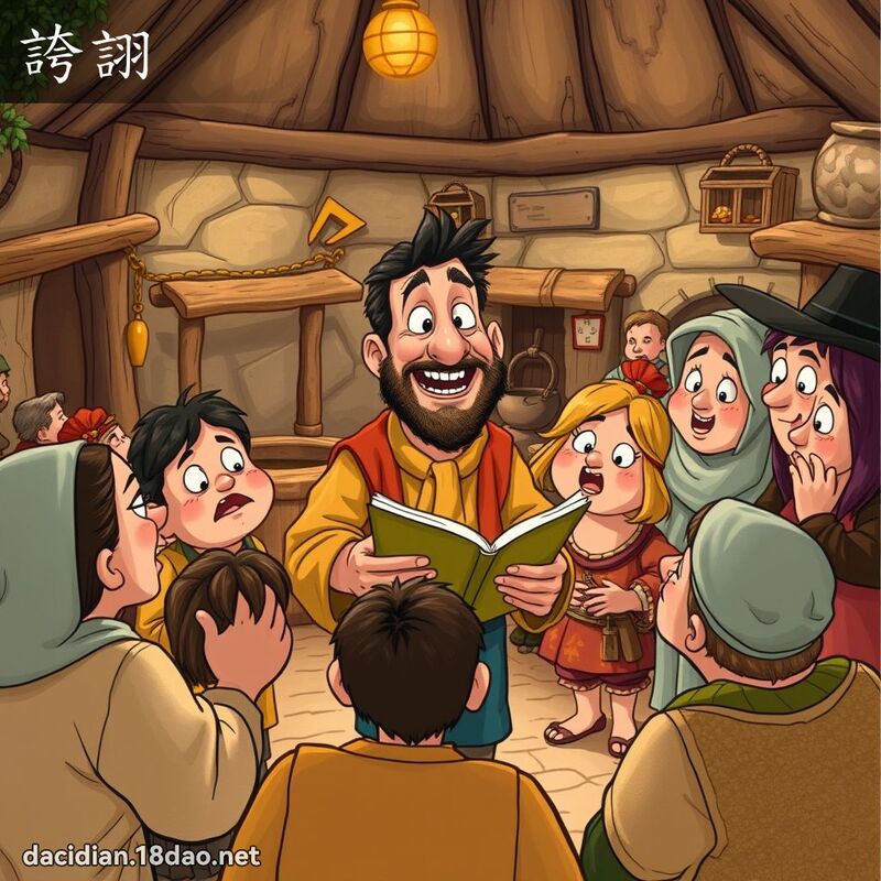 誇詡 - 國語大辭典配圖