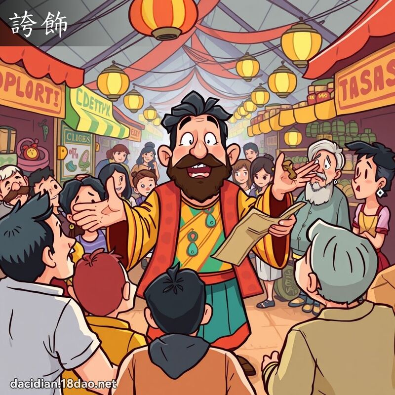 誇飾 - 國語大辭典配圖
