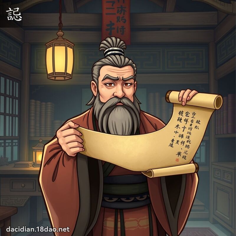 誋 - 國語大辭典配圖