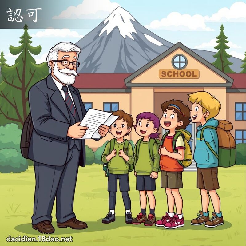 认可 - 国语大辞典配图