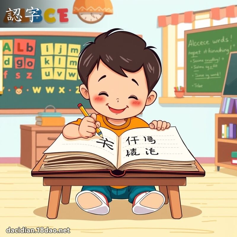 認字 - 國語大辭典配圖