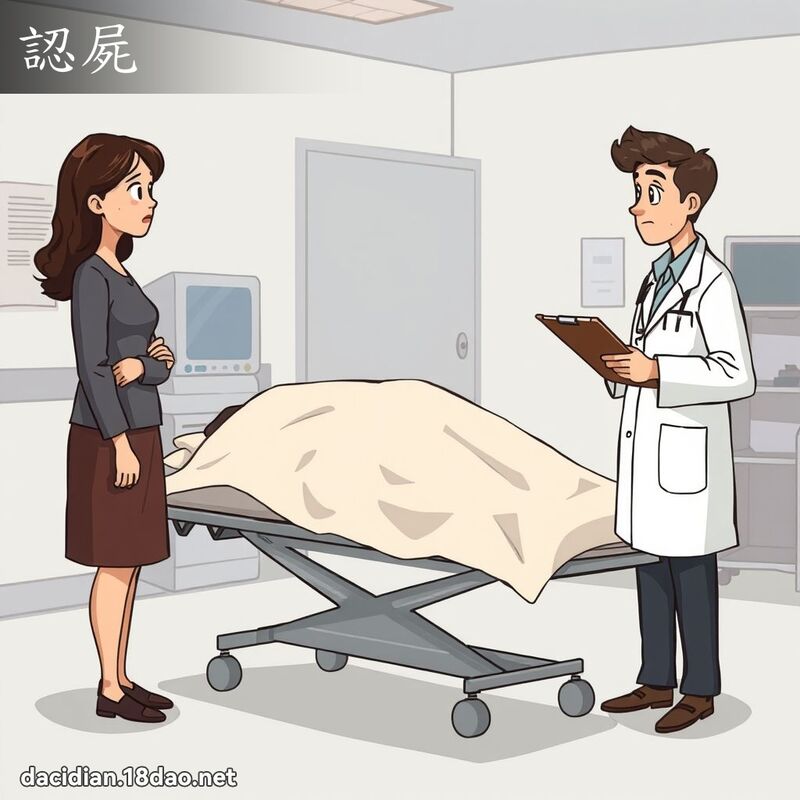 認屍 - 國語大辭典配圖