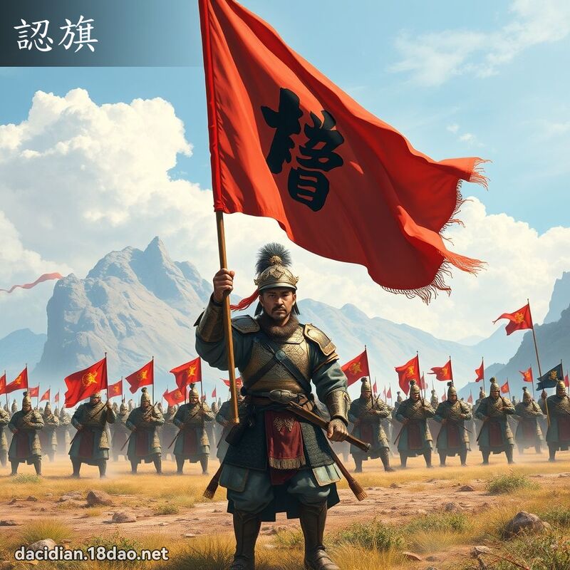 認旗 - 國語大辭典配圖