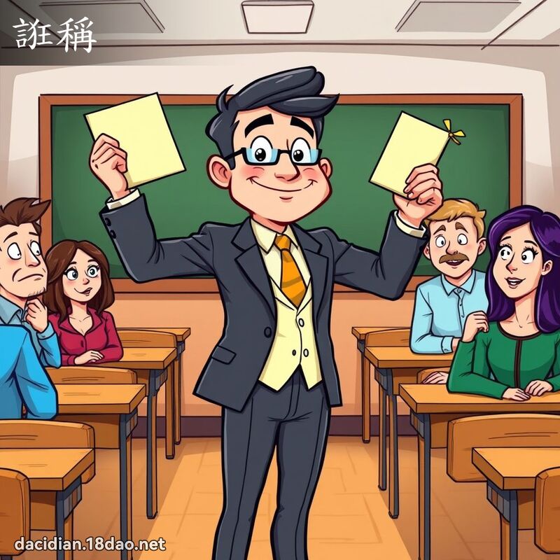 誑称 - 国语大辞典配图