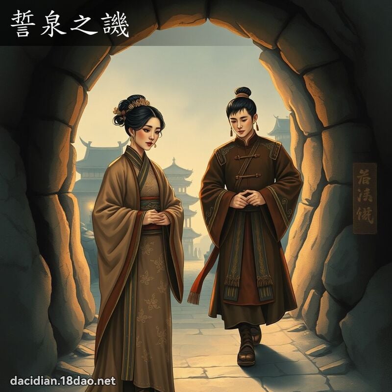 誓泉之譏 - 國語大辭典配圖