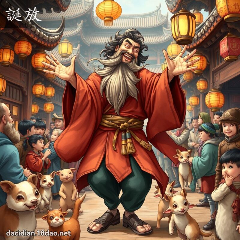 诞放 - 国语大辞典配图
