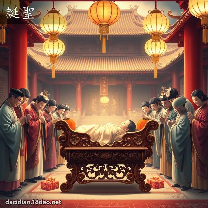 誕聖 - 國語大辭典配圖