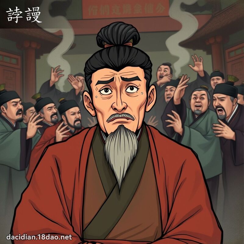 誖謾 - 國語大辭典配圖