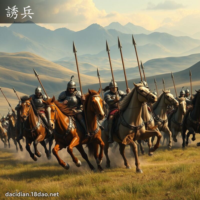 诱兵 - 国语大辞典配图