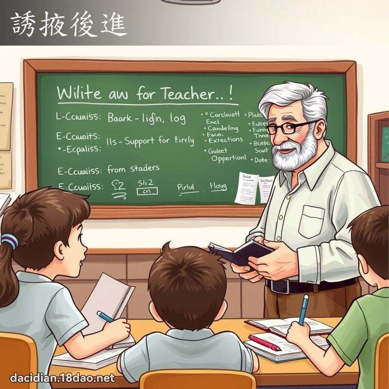誘掖後進 - 國語大辭典配圖