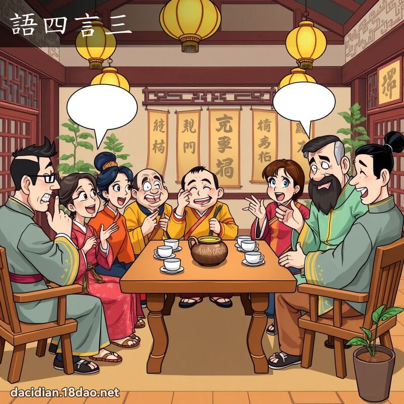 語四言三 - 國語大辭典配圖