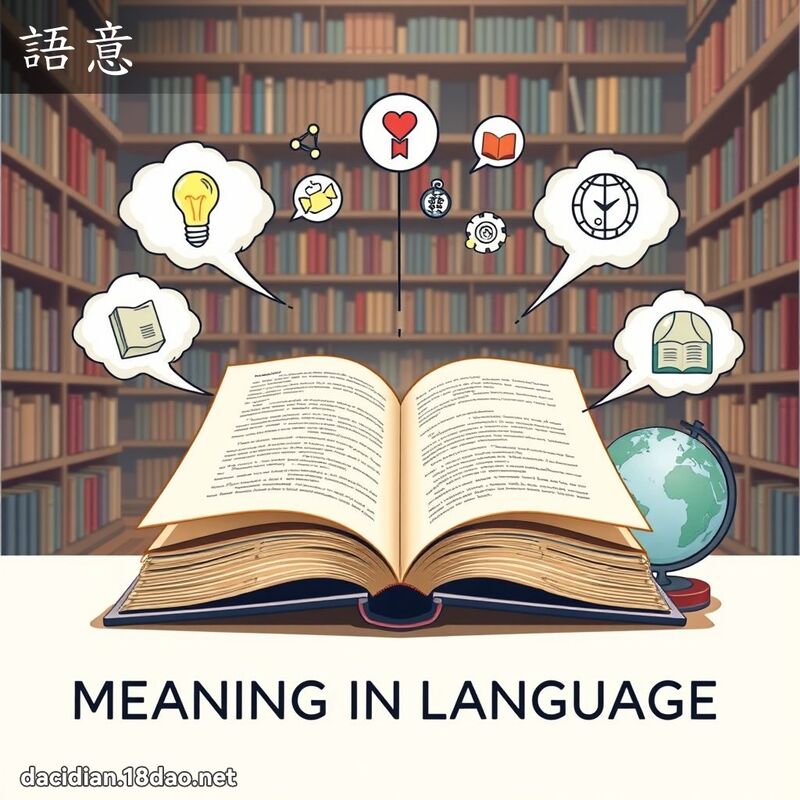 語意 - 國語大辭典配圖