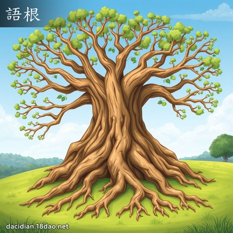 語根 - 國語大辭典配圖