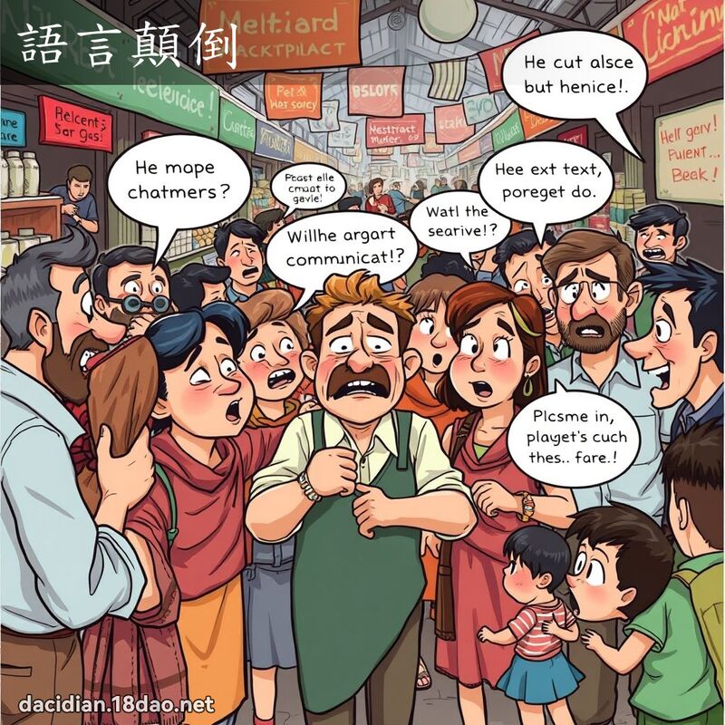 語言顛倒 - 國語大辭典配圖
