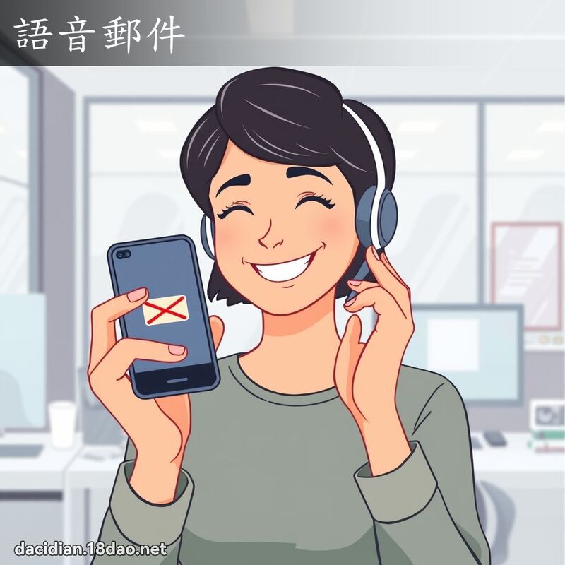 语音邮件 - 国语大辞典配图