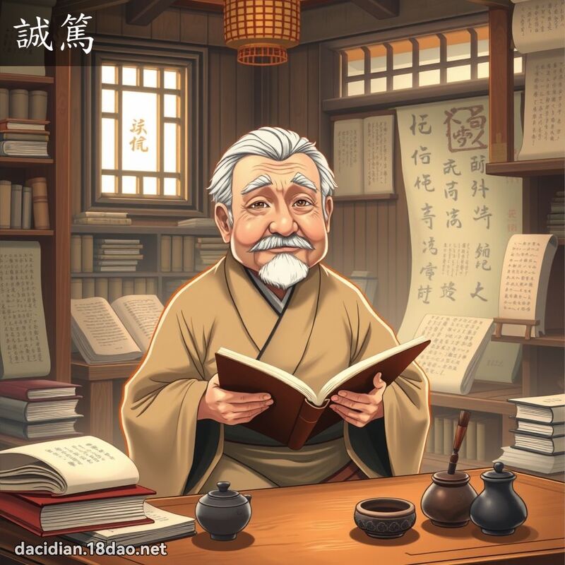 誠篤 - 國語大辭典配圖