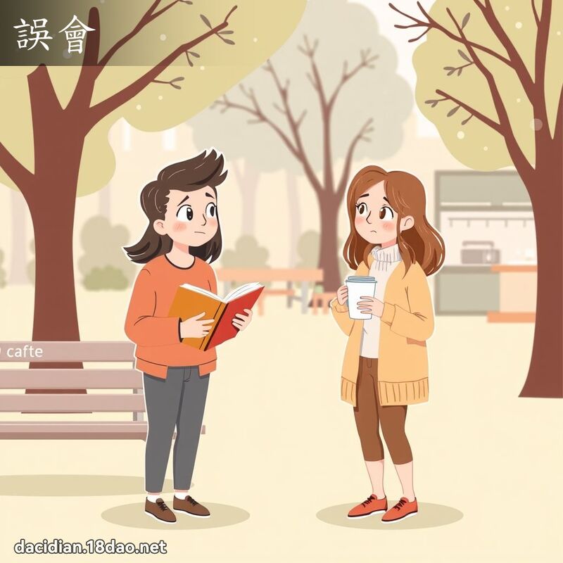 誤會 - 國語大辭典配圖