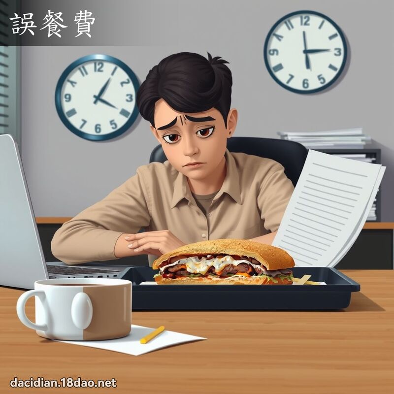誤餐費 - 國語大辭典配圖