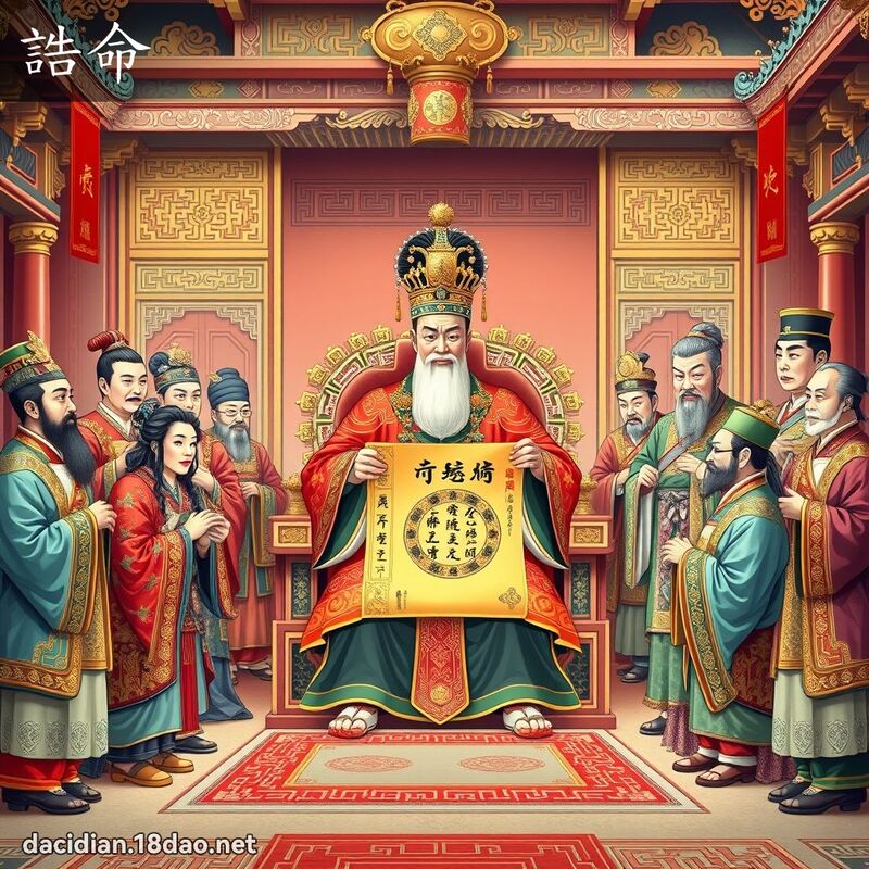 誥命 - 国语大辞典配图