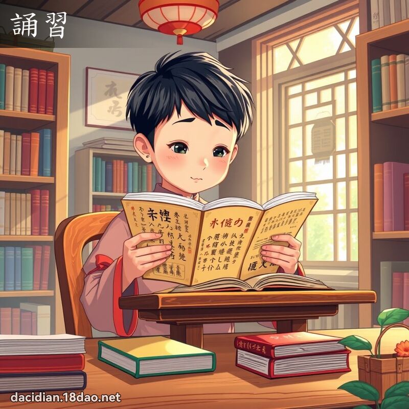 誦習 - 國語大辭典配圖