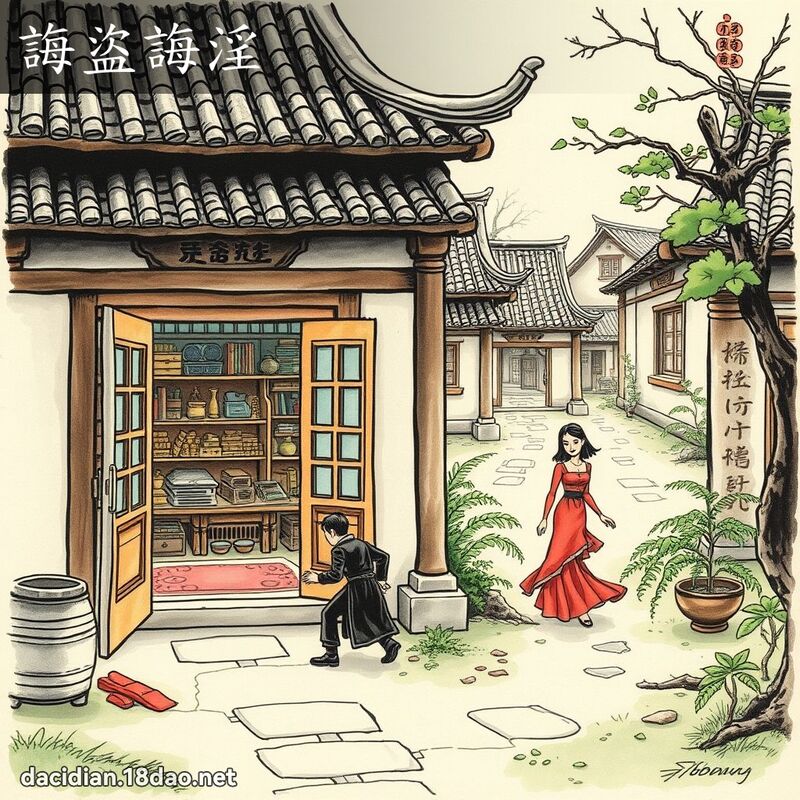 诲盗诲淫 - 国语大辞典配图