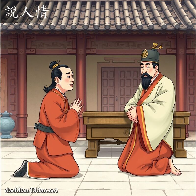 說人情 - 國語大辭典配圖