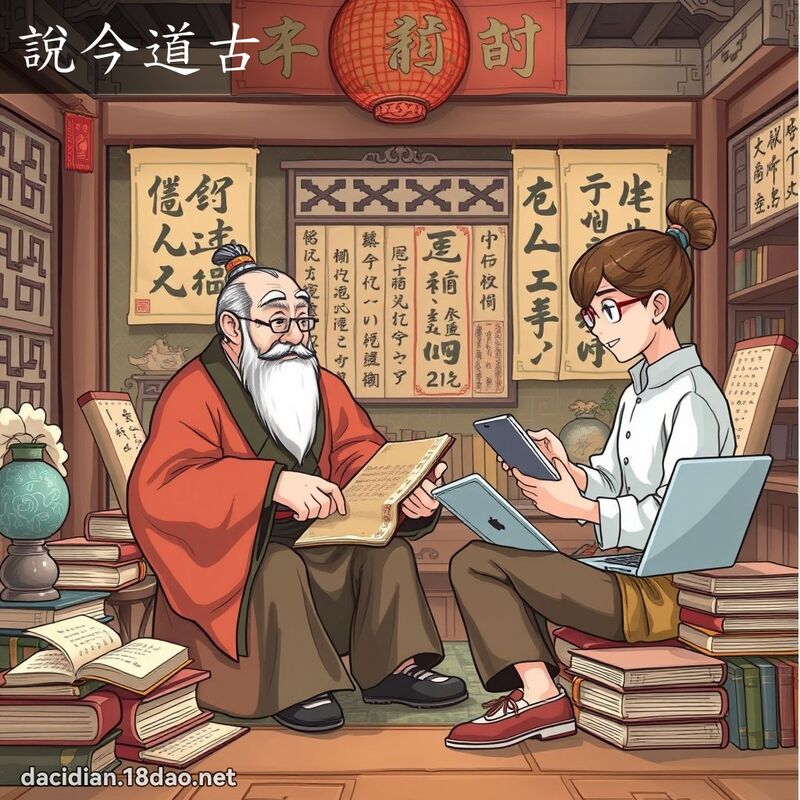 說今道古 - 國語大辭典配圖