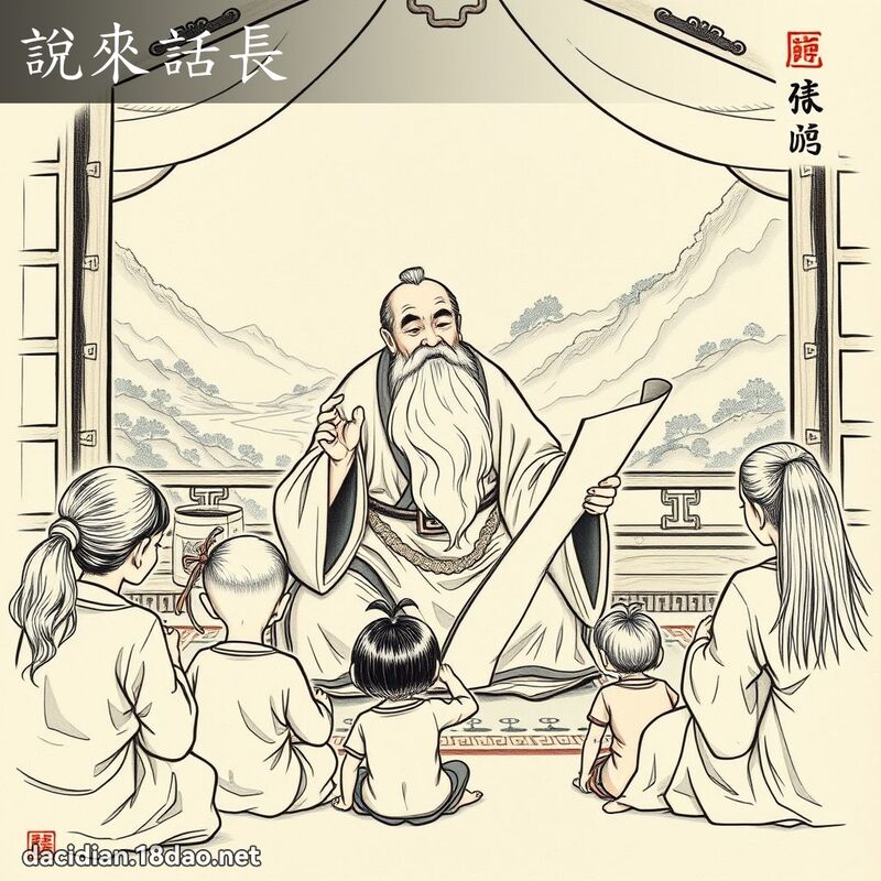 說來話長 - 國語大辭典配圖