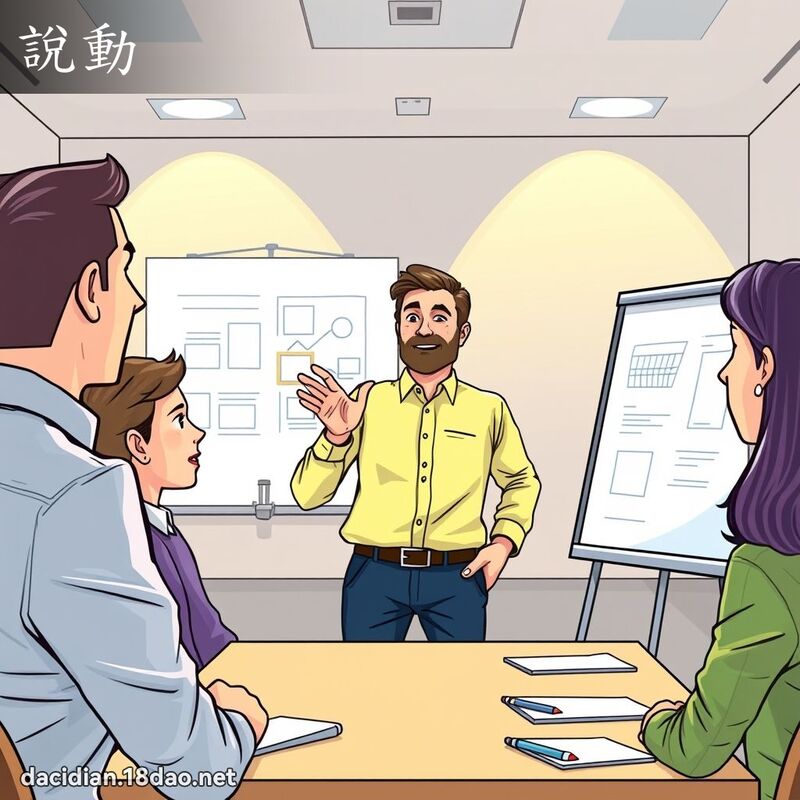 说动 - 国语大辞典配图