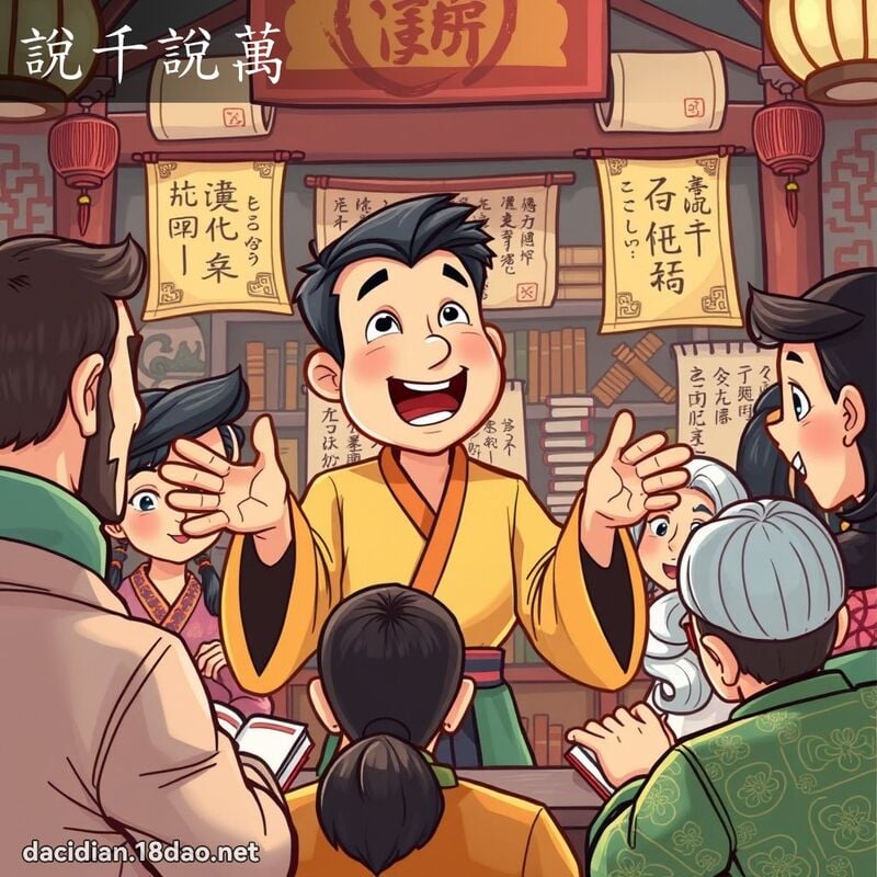 说千说万 - 国语大辞典配图