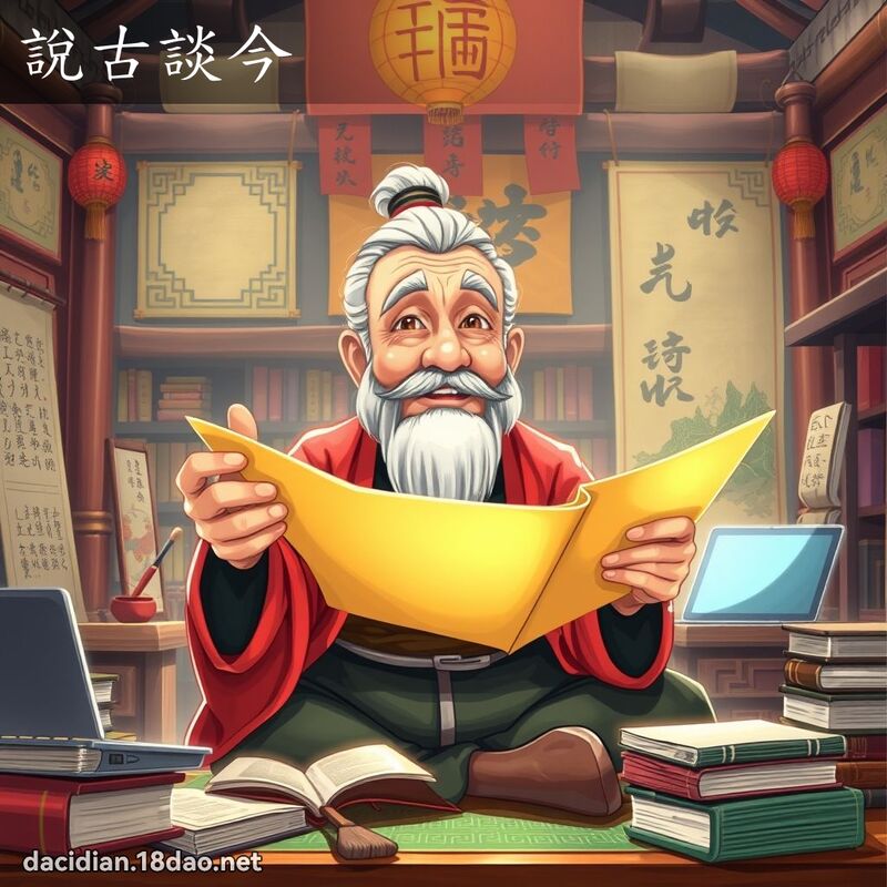 說古談今 - 國語大辭典配圖