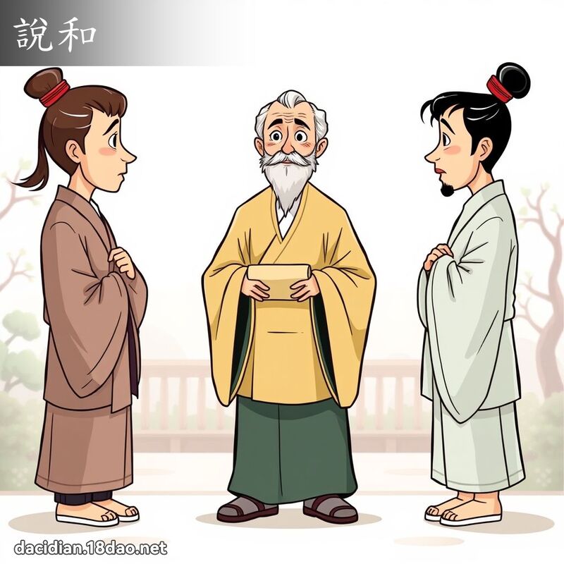 说和 - 国语大辞典配图