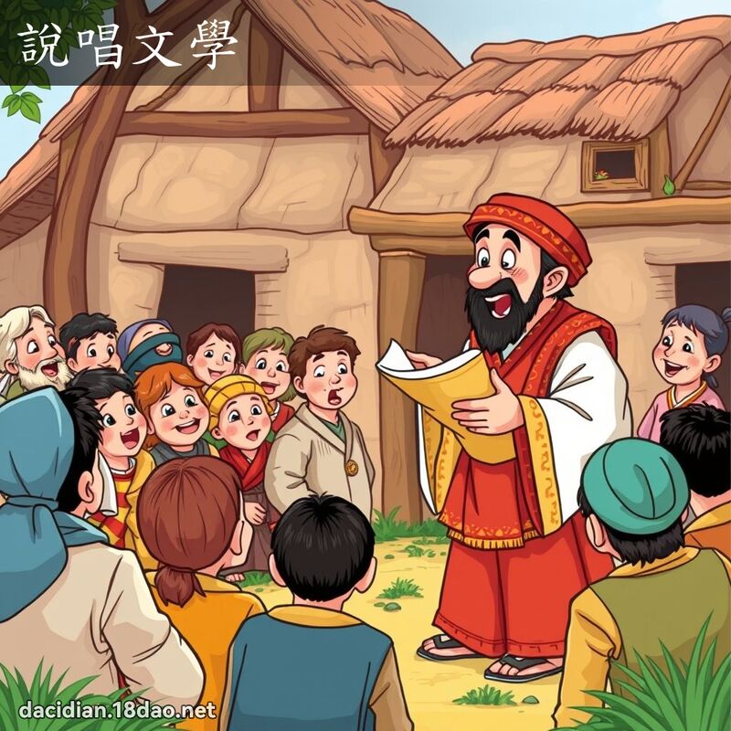 说唱文学 - 国语大辞典配图