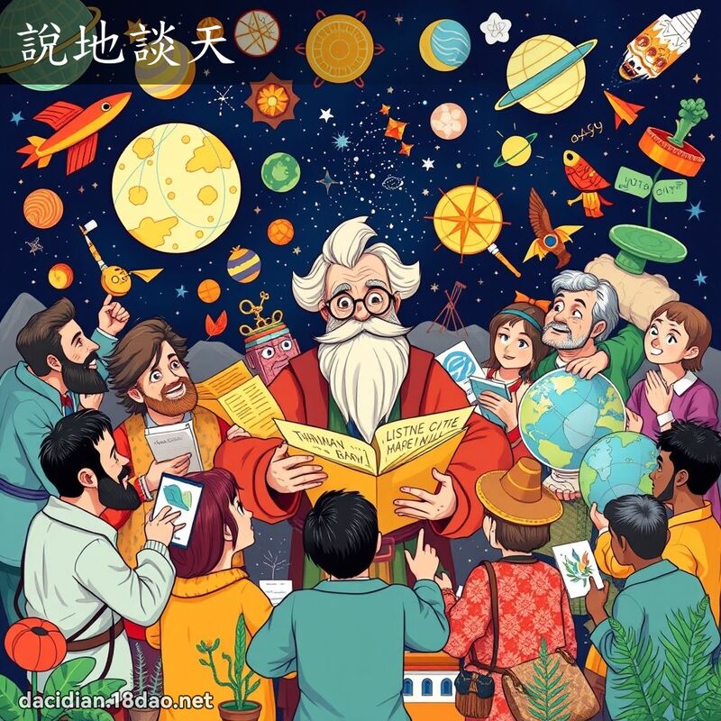 说地谈天 - 国语大辞典配图