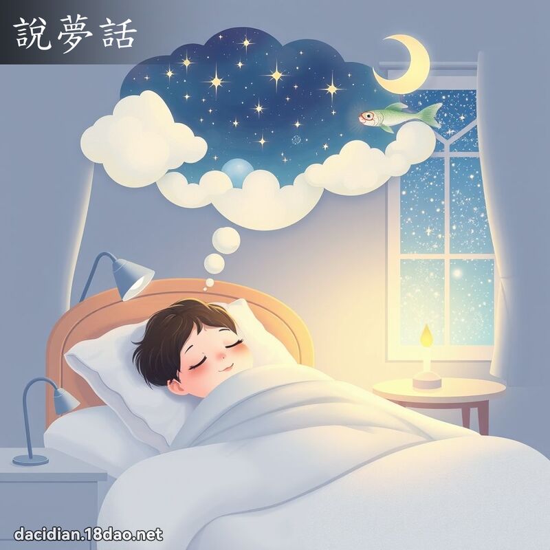 說夢話 - 國語大辭典配圖