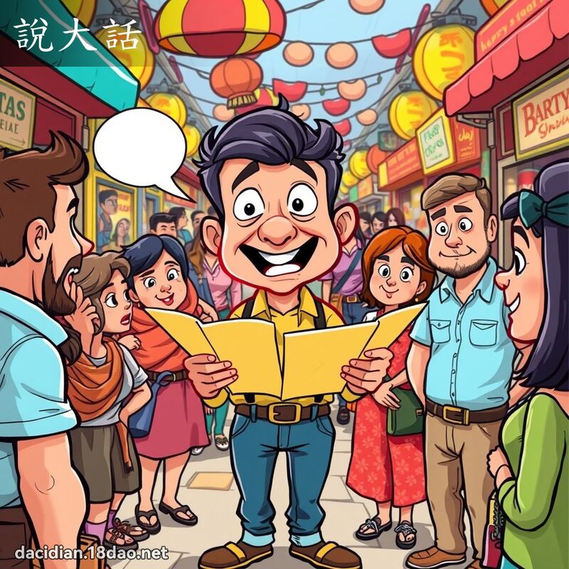 说大话 - 国语大辞典配图