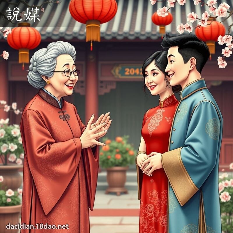 說媒 - 國語大辭典配圖