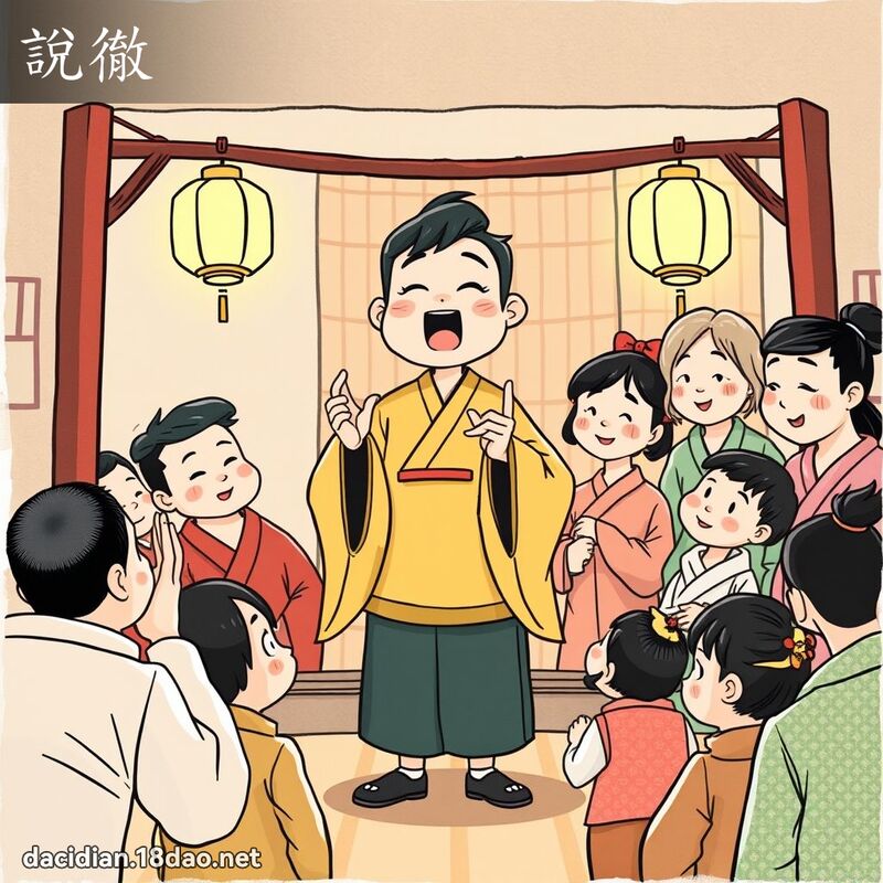 說徹 - 國語大辭典配圖