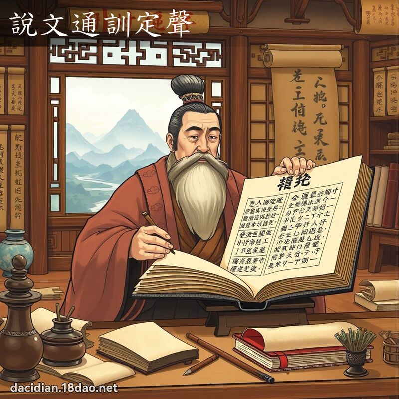 說文通訓定聲 - 國語大辭典配圖