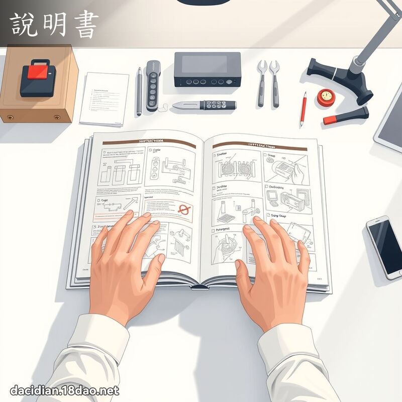 說明書 - 國語大辭典配圖