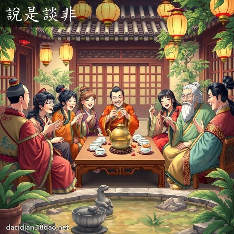 說是談非 - 國語大辭典配圖