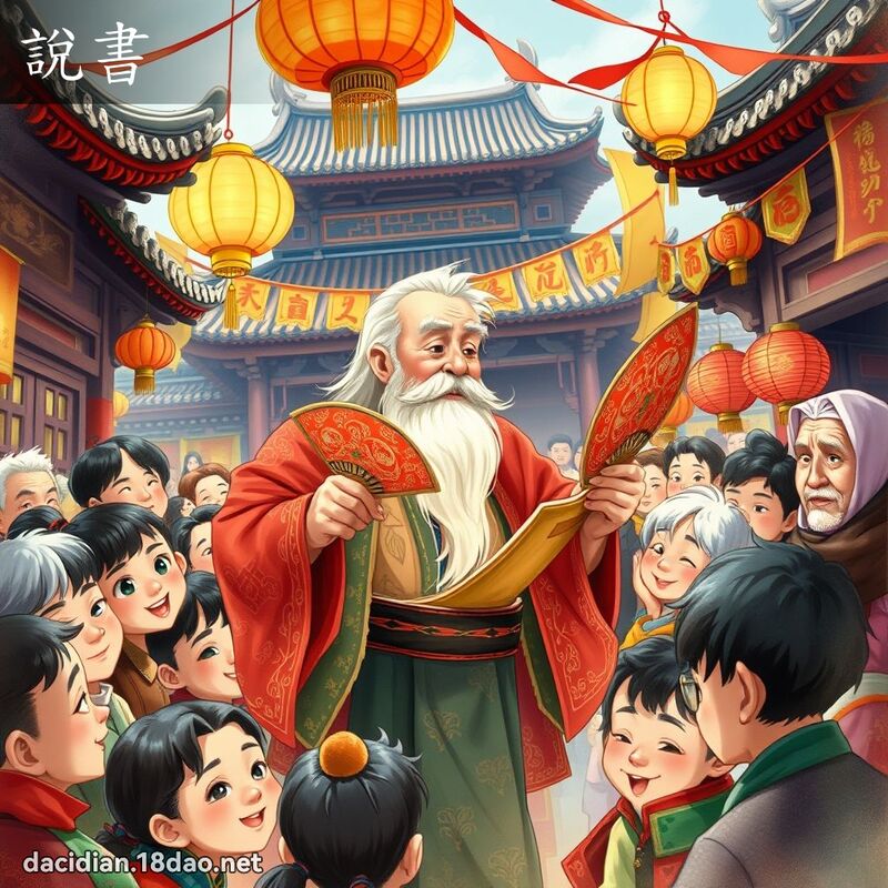 說書 - 國語大辭典配圖