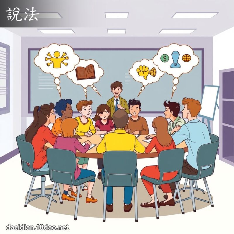 說法 - 國語大辭典配圖