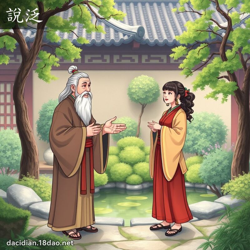 说泛 - 国语大辞典配图