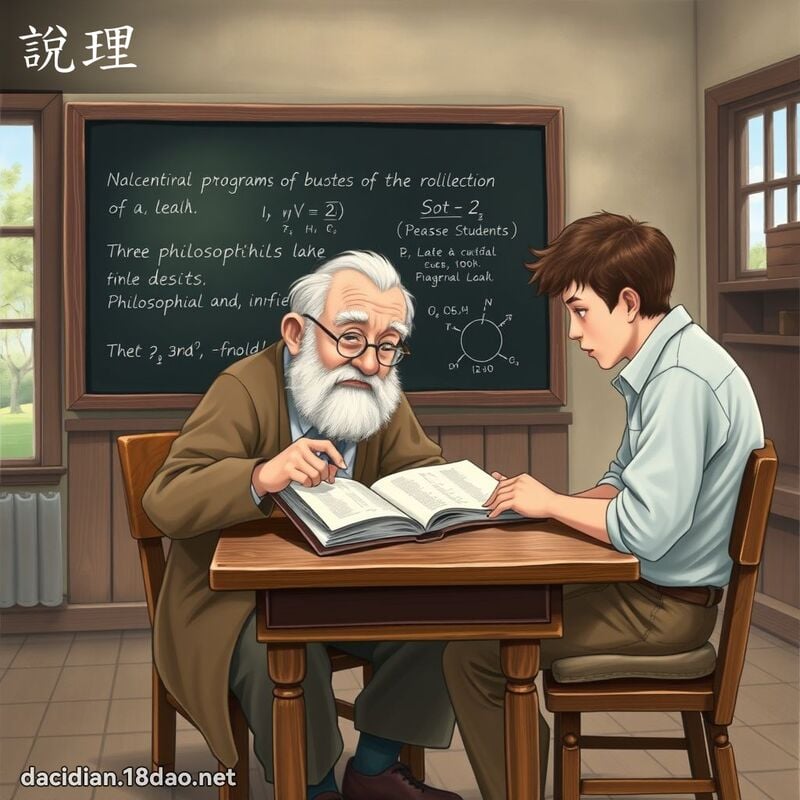 說理 - 國語大辭典配圖