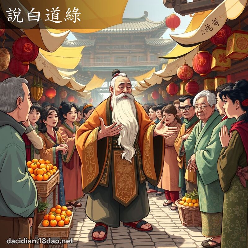说白道绿 - 国语大辞典配图
