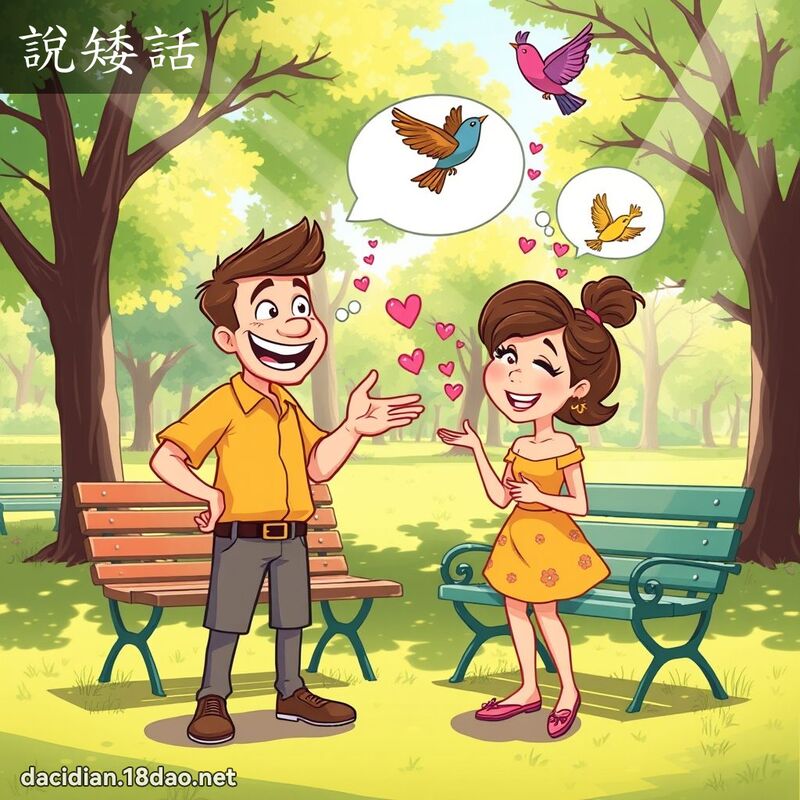 說矮話 - 國語大辭典配圖